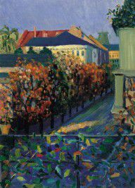 Gabriele Munter - View from her Brother's House in Bonn, 1908