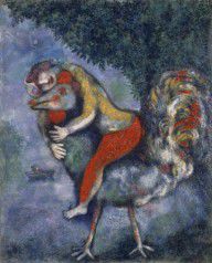 Marc Chagall - The Cock, 1928
