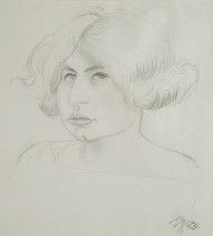 Otto Dix - Madchenkopf (Head of a Girl), 1924