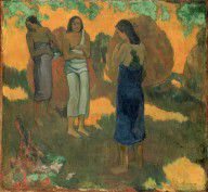 【法国】保罗·高更Gauguin,_Paul_-_Three_Tahitian_Women_Against_a_Yellow_Background