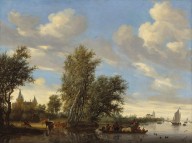 River Landscape with Ferry-ZYGR139458