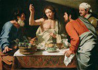 Attributed to Bartolomeo Cavarozzi (Italian The Supper at Emmaus 