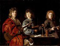 Antoine Le Nain-Three Young Musicians