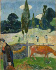 Paul Gauguin-The Red Cow