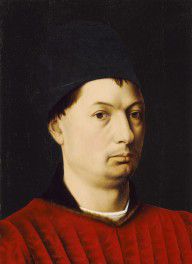 Petrus Christus-Portrait of a Man