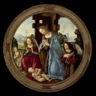 Tommaso-Virgin Adoring the Christ Child with St. John the Baptist and Two Angels