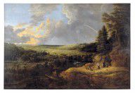 Lucas van Uden - Landscape with Rainbow v2