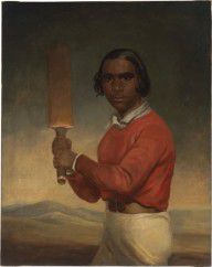 J.M. Crossland Portrait of Nannultera2C a young Poonindie cricketer 