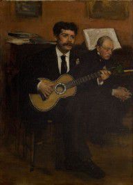 Edgar Degas Lorenzo Pagans and Auguste de Gas 