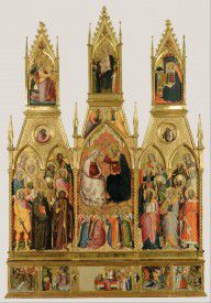 Polyptych with Coronation of the Virgin and Saints 