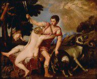 Titian (Tiziano Vecellio) (Italian Venus and Adonis 