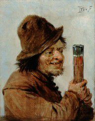 Teniers,Davidtheyounger-APeasantholdingaGlass 