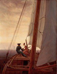 Friedrich, Caspar David - On a Sailing Ship