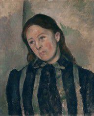 PaulCézanne,French-PortraitofMadameCézanne 