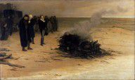 Louis Edouard Fournier The Funeral of Shelley 