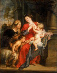 Peter Paul Rubens The Virgin and Child with Sts. Elizabeth and John the Baptist 