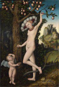 Lucas Cranach the Elder Cupid complaining to Venus 
