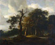 Jacob van Ruysdael A Road through an Oak Wood 