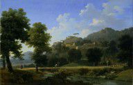 Jean-Victor Bertin Italian Landscape (Le Paysage d'Italie) 