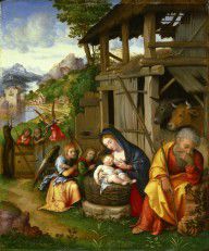 Lorenzo Leonbruno da Mantova The Nativity 