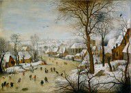 Pieter Brueghel2C the Younger Winter Landscape with Bird Trap 