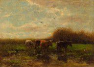 Willem_Maris_-_Cows_at_evening