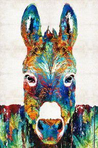 13227080_Colorful_Donkey_Art_-_Mr._Personality_-_By_Sharon_Cummings