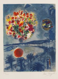 Marc Chagall-Die untergehende Sonne. 1967.