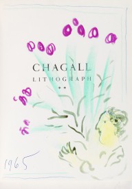 Marc Chagall-Mourlot, F., Chagall bLithograph II. 1957-1962.Mit b1 farb. Orig.-Kreide- und Aquarellz