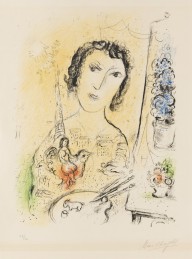 Marc Chagall-Selbstbildnis. 1974.