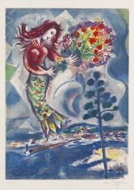 Marc Chagall-Sirene auf der Pinie. 1967.