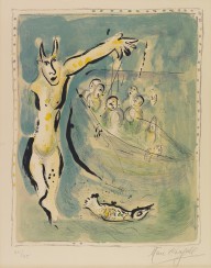 Marc Chagall-Sur la terre des dieux. 1967.
