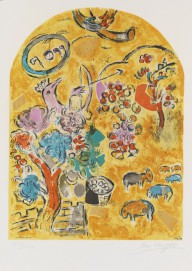 Marc Chagall-Zw�lf Muster f�r die Fenster von Jerusalem. 1964.