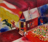 Marc Chagall-The Flying Carriage-ZYGU7940