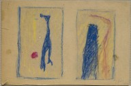 Clyfford Still, PN-7, 1941. Pastel on paper, 6 x 9 in