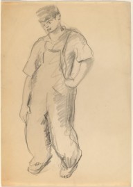 Young Boy in Overalls-ZYGR69046