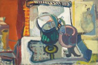 Patrick Heron Gas Stove With Kettle And Saucepan, 1945