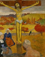 Paul Gauguin-Yellow Christ  1889