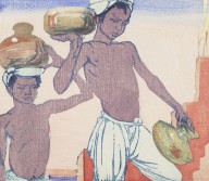 176122------Water Carriers, Benares_Mabel Royds